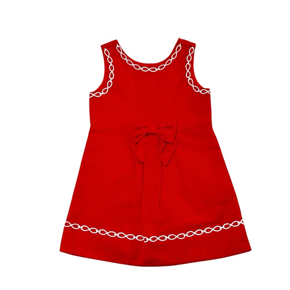 Janie and Jack Embroidered Jacquard Dress Size 2T